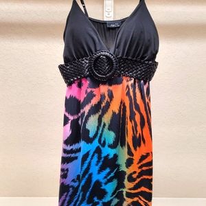 Rue21 Leopard Multi Color Dress